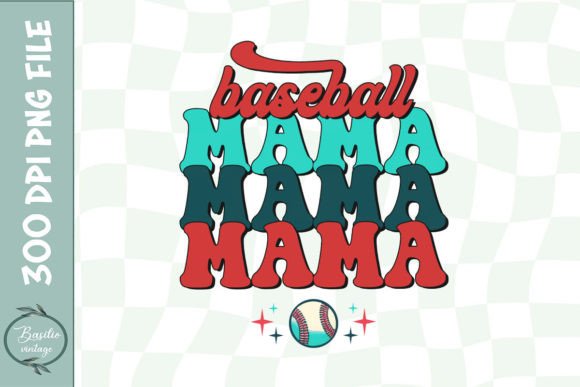 Baseball Mama PNG Graphics for Crafts