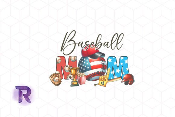 Baseball Mom PNG for Mothers Day PNG