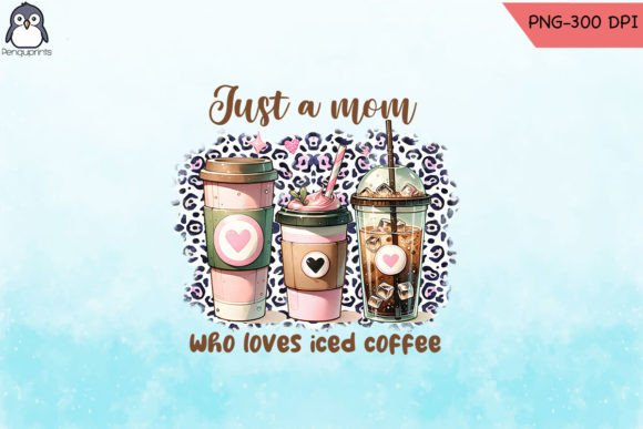 Coffee Mom Trendy Sublimation Design for Crafts & Graphics
