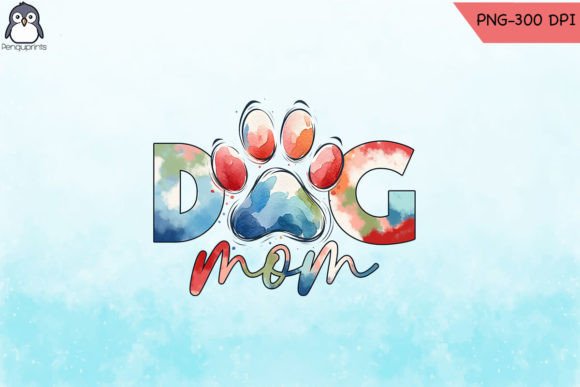Dog Mom Sublimation Design PNG for Crafts & Graphics