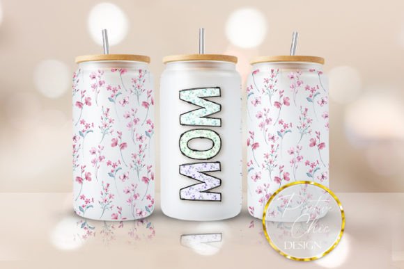 Floral Mom Graphics for Crafts: A Libbey Wrap Review