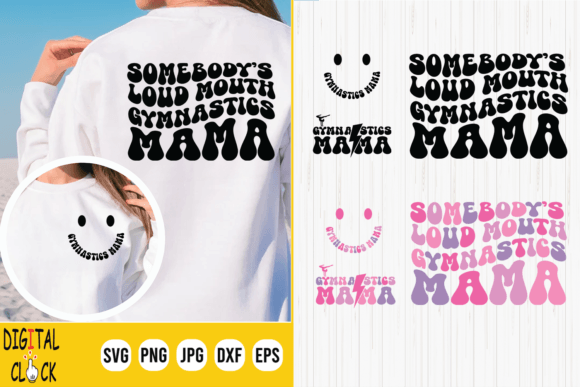 Gymnastics Mama Graphics for Crafts and Branding