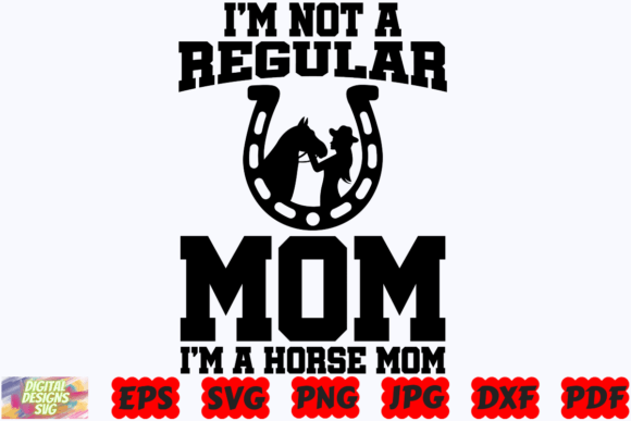 Horse Mom Graphics for Real Crafts