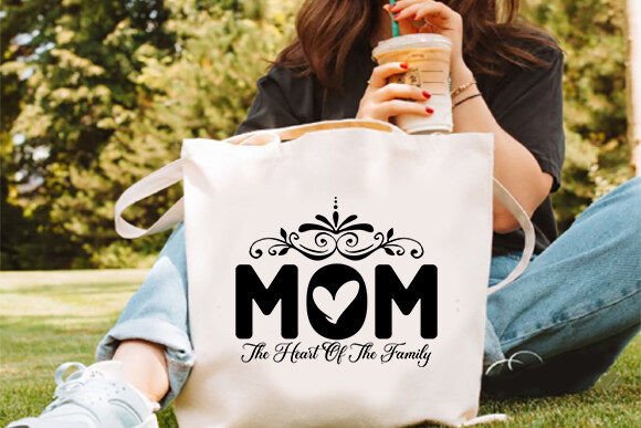Mother's Day Bag Design: Graphics for Crafts