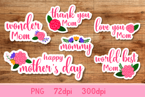 Mother's Day Stickers: Top Graphics for Crafts